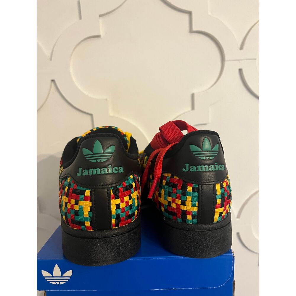 NEW ADIDAS ORIGINALS 's Men's 10.5 Superstar II x Bob Marley IH9785 - Picture 6 of 8
